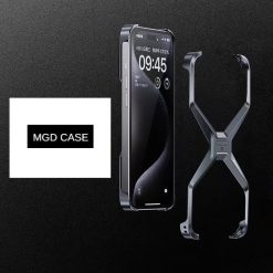 X Metal frame mobile phone case