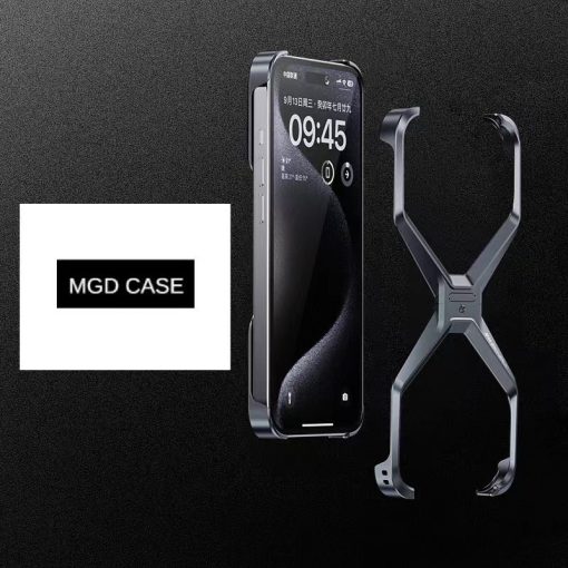 X Metal frame mobile phone case