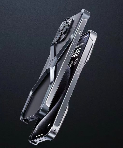 X Metal frame mobile phone case