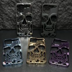 Premium skull laser phone case