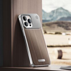 New walnut metal aromatherapy phone case