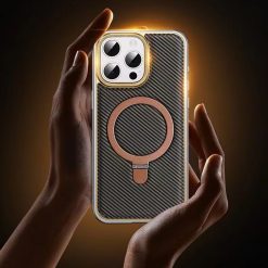 Business Leather Metal Frame Magnetic Phone Case-MGD CASE