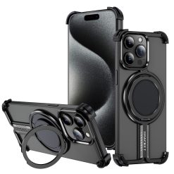 Personalized Skeleton Rotating Magnetic Holder Phone Case-MGD CASE