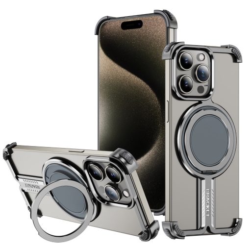 Personalized Skeleton Rotating Magnetic Holder Phone Case-MGD CASE