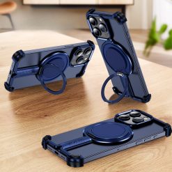Personalized Skeleton Rotating Magnetic Holder Phone Case-MGD CASE