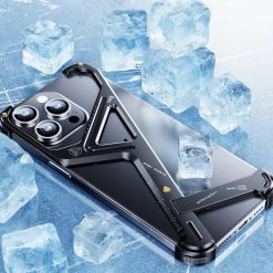 Portable Anti-Fall Geometric Stand Phone Case