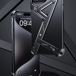 Portable Anti-Fall Geometric Stand Phone Case