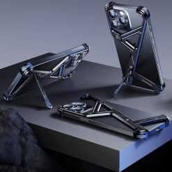 Portable Anti-Fall Geometric Stand Phone Case