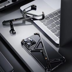 Portable Anti-Fall Geometric Stand Phone Case