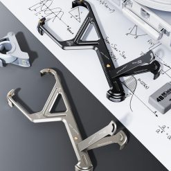 Portable Anti-Fall Geometric Stand Phone Case