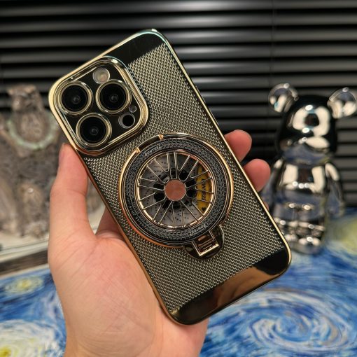 Heat Dissipation Gyro Rotating Bracket Phone Case