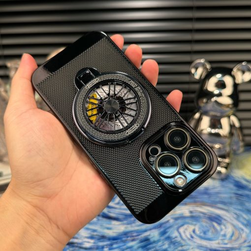 Heat Dissipation Gyro Rotating Bracket Phone Case