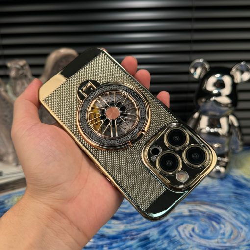 Heat Dissipation Gyro Rotating Bracket Phone Case
