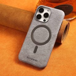 2024 New Business Suede Magnetic Phone Case