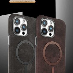 2024 New Business Suede Magnetic Phone Case