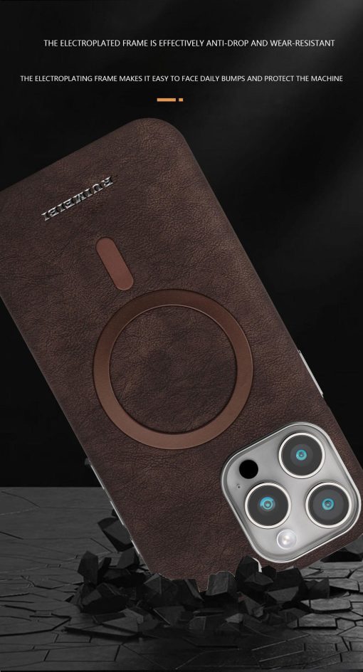 2024 New Business Suede Magnetic Phone Case