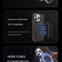 2024 New Business Suede Magnetic Phone Case