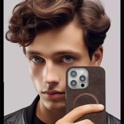 2024 New Business Suede Magnetic Phone Case