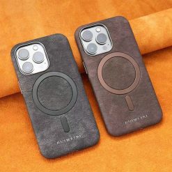 2024 New Business Suede Magnetic Phone Case