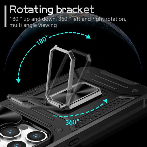 Lens protection anti-fall ring bracket phone case