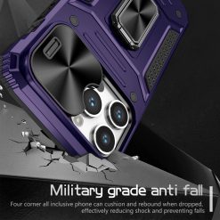 Lens protection anti-fall ring bracket phone case