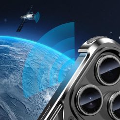 Metal Mecha Frameless Magnetic Bracket Phone Case