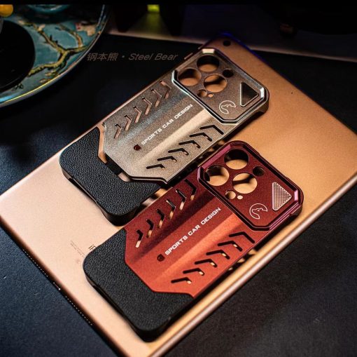 Porsche Version Metal Heat Dissipation Phone Case