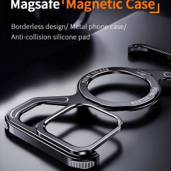 New Z-shaped Metal Magnetic Phone Case