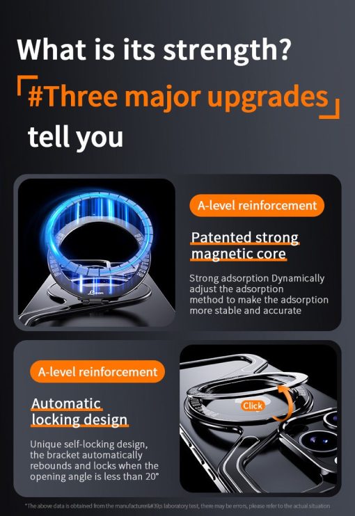 New Z-shaped Metal Magnetic Phone Case