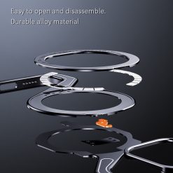New Z-shaped Metal Magnetic Phone Case