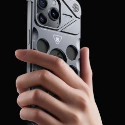 Metal Fragrance Hollow Dot Heat Dissipation Phone Case