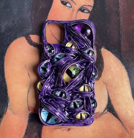 3D Cthulhu Demon Eye Luminous Phone Case £¨Purely Handmade, Pre-Sale£©