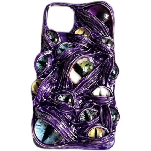 3D Cthulhu Demon Eye Luminous Phone Case £¨Purely Handmade, Pre-Sale£©