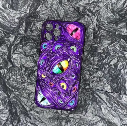 3D Cthulhu Demon Eye Luminous Phone Case £¨Purely Handmade, Pre-Sale£©