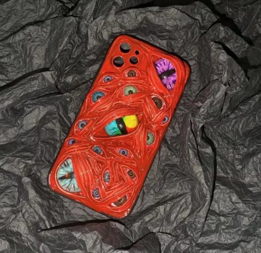 3D Cthulhu Demon Eye Luminous Phone Case £¨Purely Handmade, Pre-Sale£©