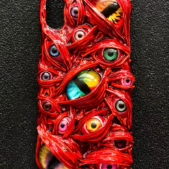3D Cthulhu Demon Eye Luminous Phone Case £¨Purely Handmade, Pre-Sale£©