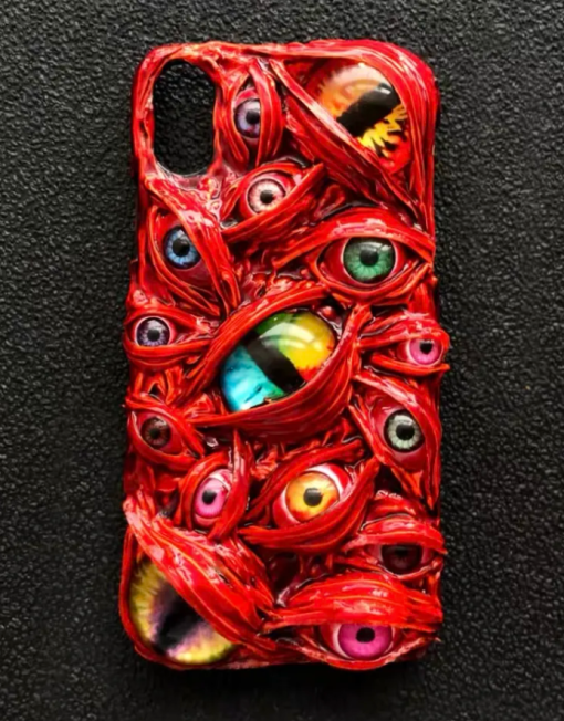 3D Cthulhu Demon Eye Luminous Phone Case £¨Purely Handmade, Pre-Sale£©