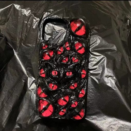 3D Cthulhu Demon Eye Luminous Phone Case £¨Purely Handmade, Pre-Sale£©