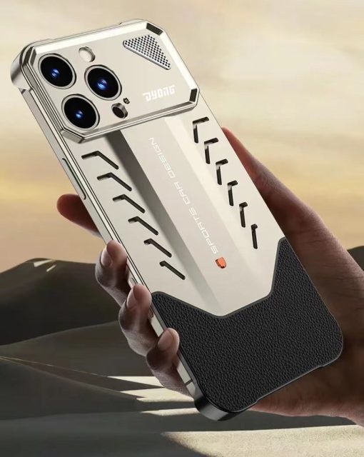 Porsche Version Metal Heat Dissipation Phone Case