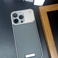 New leather metal aromatherapy phone case