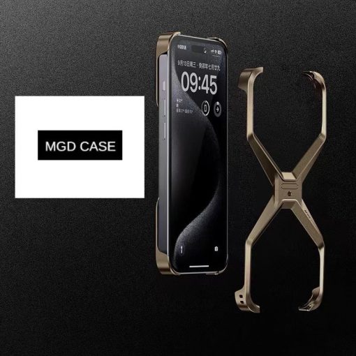 X Metal Frame Mobile Phone Case