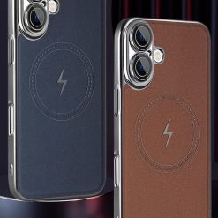 Premium Lightning Leather Magnetic Phone Case