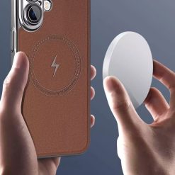 Premium Lightning Leather Magnetic Phone Case