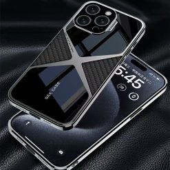 Advanced Electroplated Imitation Leather Magnetic Phone Case