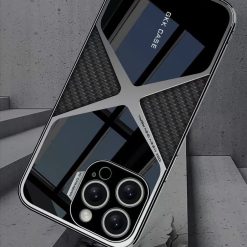 Advanced Electroplated Imitation Leather Magnetic Phone Case