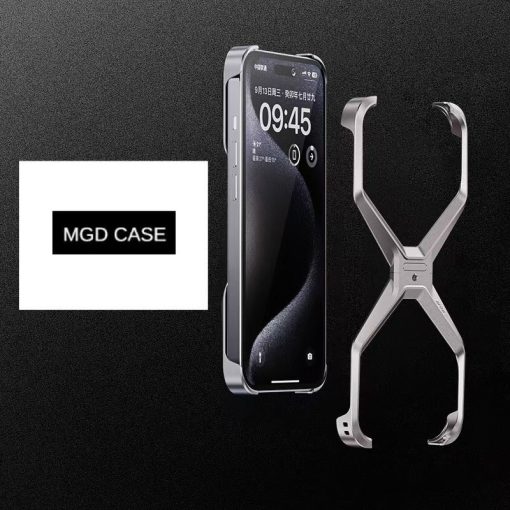 X Metal Frame Mobile Phone Case