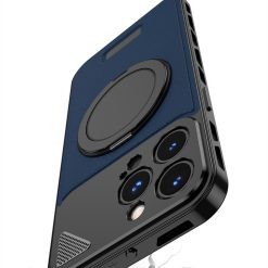 Metal Leather Buckle Magnetic Phone Case