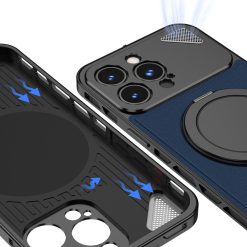 Metal Leather Buckle Magnetic Phone Case