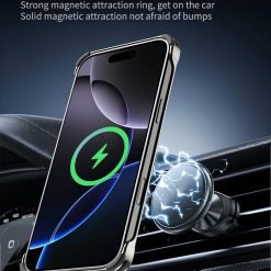 New Knight Series Metal Heat Dissipation Magnetic Phone Case
