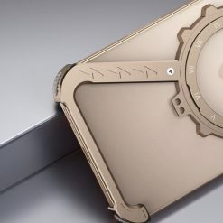 Z-Shape Gear Metal Magnetic Holder Phone Case